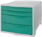 ESSELTE Color'Breeze, 4 Schubladen A4 - grün - Schubladenbox