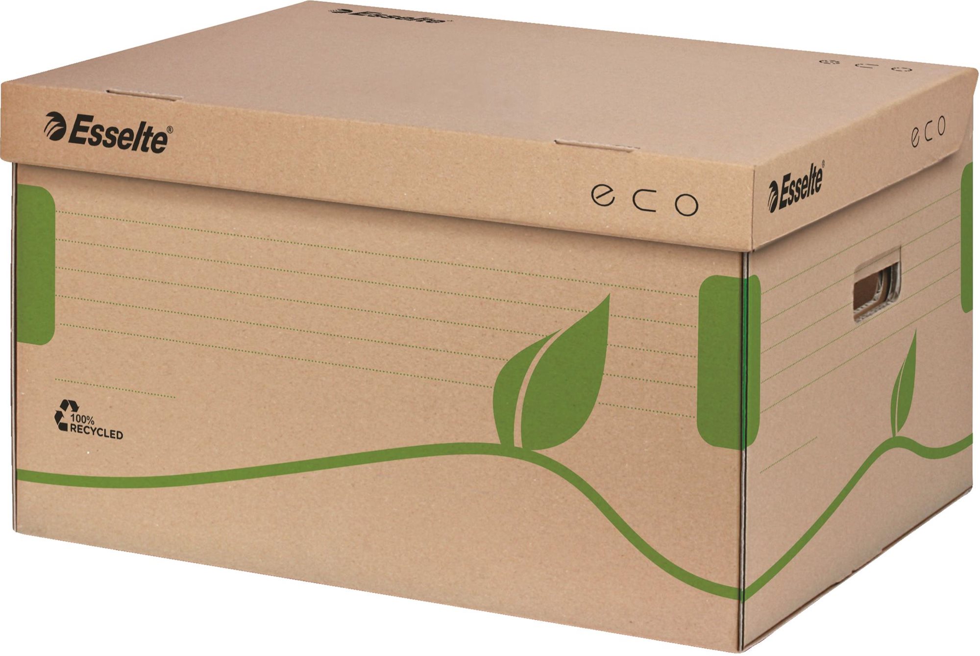 Esselte ECO 43.9 x 24.2 x 34.5 cm, barna-zöld
