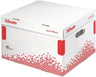 Esselte Speedbox 43.3 x 26.3 x 36.4cm, White-red - Archive Box