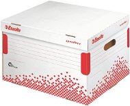 Esselte Speedbox 39.2 x 30.1 x 33.4cm, White-red - Archive Box