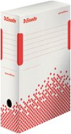 ESSELTE Speedbox 10 x 25 x 35cm, White-red - Archive Box