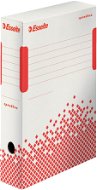 ESSELTE Speedbox 8 x 25 x 35cm, White-red - Archive Box