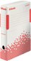 Esselte Speedbox 8 x 25 x 35 cm, bielo-červená - Archivačná krabica
