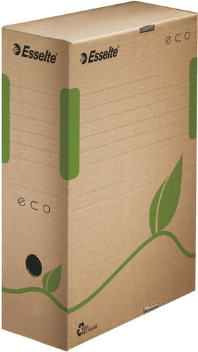 ESSELTE ECO, 10 x 32.7 x 23.3 cm, hnědo/zelená - 1 ks v balení - Archivační krabice - Hlavní obrázek
