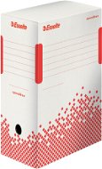 Esselte Speedbox 15 x 25 x 35cm, White-red - Archive Box