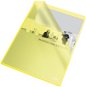 ESSELTE STANDARD L A4, 115 mic, transparent yellow - pack of 25 - Document Folders