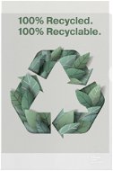 ESSELTE L A4, 100 mikrónov, matné, recyklované – balenie 100 ks - Dosky na dokumenty