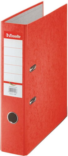 Esselte Rainbow A4 75mm Red - Arch Folder - Main image