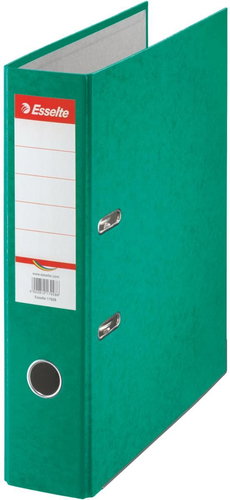 Esselte Rainbow A4 75mm Green - Arch Folder - Main image
