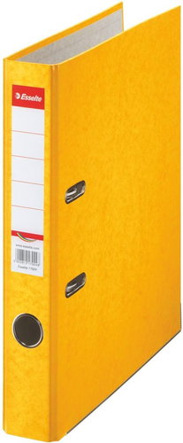 Esselte Rainbow A4 50mm Yellow - Arch Folder - Main image