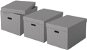 Archive Box ESSELTE Home size L, 35.5 x 30.5 x 51cm, Grey - Set of 3 pcs - Archivační krabice