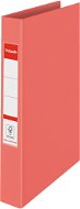 ESSELTE Colour Breeze A4 double ring 25 mm, coral - Ring Binder