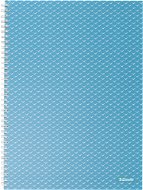 ESSELTE Colour Breeze A4, 80 Blatt, liniert, Blau - Notizbuch