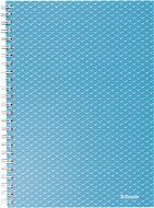 ESSELTE Colour Breeze A5, 80 listov, linkovaný, modrý - Zápisník