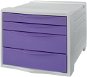 ESSELTE Colour Breeze A4, 4 Schubladen, lavendel - Schubladenbox