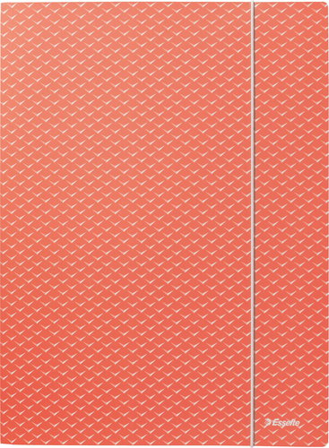 ESSELTE Colour Breeze A4 Eckspannermappe mit Gummiband, Koralle - Dokumentenmappe - Hauptbild