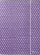 ESSELTE Colour Breeze A4 tri-fold with elastic band, lavender - Document Folders