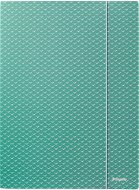 ESSELTE Colour Breeze A4 tri-fold with elastic band, green - Document Folders