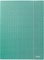 ESSELTE Colour Breeze A4 Eckspannemappe mit Gummiband, Grün - Dokumentenmappe