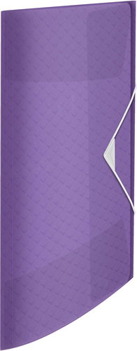 ESSELTE Colour Breeze A4 Eckspannermappe mit Gummiband, transparent Lavendel - Dokumentenmappe - Hauptbild
