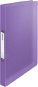 ESSELTE Colour Breeze double ring, transparent lavender - Document Folders