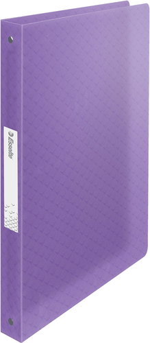 ESSELTE Colour Breeze four-ring, transparent lavender - Document Folder - Main image
