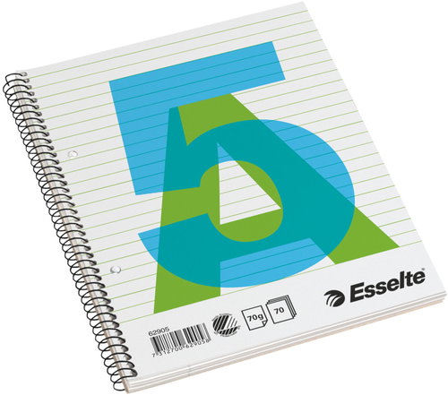 ESSELTE lined A5, soft cover, 70 sheets - Notepad - Main image