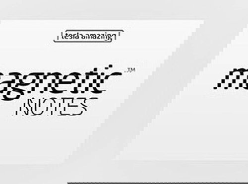 Tesla Amazing Notes S bílé - Papírové bločky - Hlavní obrázek