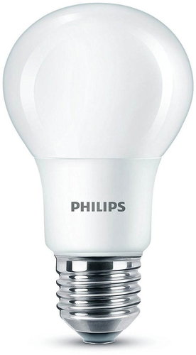 Philips LED 8-60W, E27, 2700K, matt - LED izzó - Fő fotó