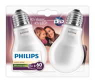 Philips LED Classic 7-60 W, E27, 2700 K, tejfehér, 2 db-s készlet - LED izzó