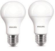 Philips LED 11-75W, E27, 2700K, matt, 2 db - LED izzó