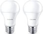 Philips LED 13-100W, E27, 2700K, matt, 2 készlet - LED izzó