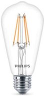 Philips LEDClassic Filament 6-60W, E27, 2700K, číra - LED žiarovka