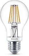 Philips LEDClassic Filament Retro 7.5-60W, E27, 2700K, číra, stmievateľná - LED žiarovka