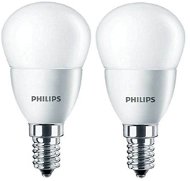 Philips LED kvapka 5,5 – 40 W, E14, 2700 K, matná, súprava 2 ks - LED žiarovka