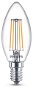Philips LED Classic Filament Retro Kerzenbirne 4 Watt (40 Watt) - E14 - 2700 K - klar - LED-Birne