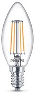 Philips LEDClassic Filament Retro Candle 4-40W, E14, 2700K, Clear - LED Bulb