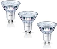 Philips LED Classic Spot 4.6-50W, GU10, 2700K, 3-Pack - LED Bulb