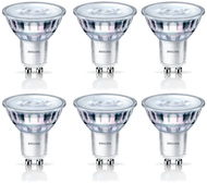 LED izzó Philips LED Classic spot 4.6-50W, GU10, 2700K, 6 darabos készlet - LED žárovka