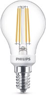 Philips LED Classic kvapka 5 – 40W, E14, číra, 2700K - LED žiarovka