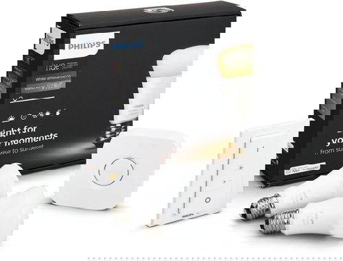 Philips Hue Fehér Ambiance 9.5 W A60 Starter Kit - LED izzó - Fő fotó