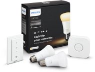 Philips Hue Fehér Ambiance 9.5 W A60 Starter Kit - LED izzó