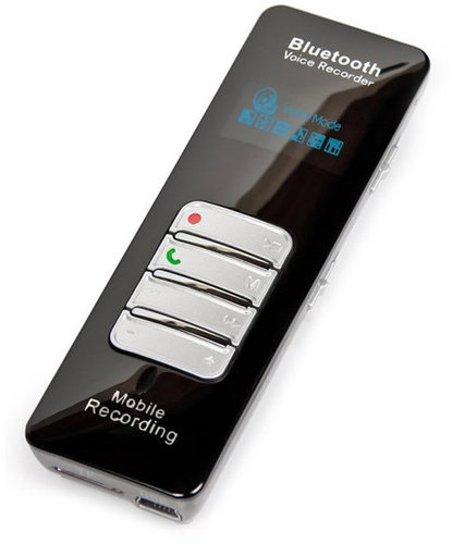 SPYpro Dictaphone DVR-188 with Bluetooth and phone call recording 8 GB - Voice Recorder - Main image