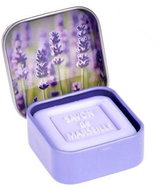 Esprit Provence Marseillské mýdlo v plechové krabičce - Levandule, 25 g - Bar Soap