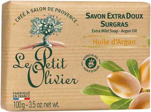 Le Petit Olivier Extra jemné mýdlo - Arganový olej, 100 g - Bar Soap - Main image