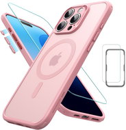 ESR Classic Pro Case (HaloLock) Set, Compatible with iPhone 16 Pro, Frosted Pink - Phone Cover