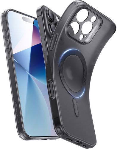 ESR Zero Clear Case (HaloLock), Compatible with iPhone 16 Pro Max, Frosted Black - Phone Cover - Main image