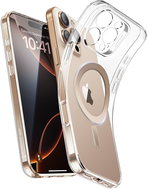 ESR Zero Clear Case (HaloLock), Compatible with iPhone 16 Pro Max, Rose Gold Ring - Phone Cover