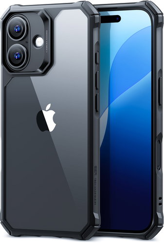 ESR Air Armor Clear Case, Compatible with iPhone 16, Clear Black - Handyhülle - Hauptbild