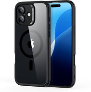 ESR Classic Hybrid Case (HaloLock), Compatible with iPhone 16, Clear Black - Phone Cover